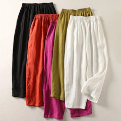 Greta Wide-Leg Pull-On Trousers – all five colours