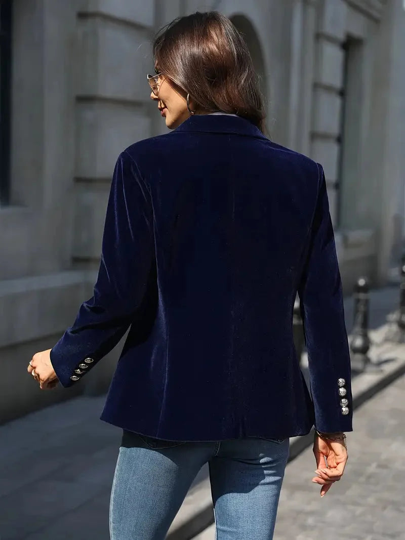Camille | Women's Velvet Tailored Blazer