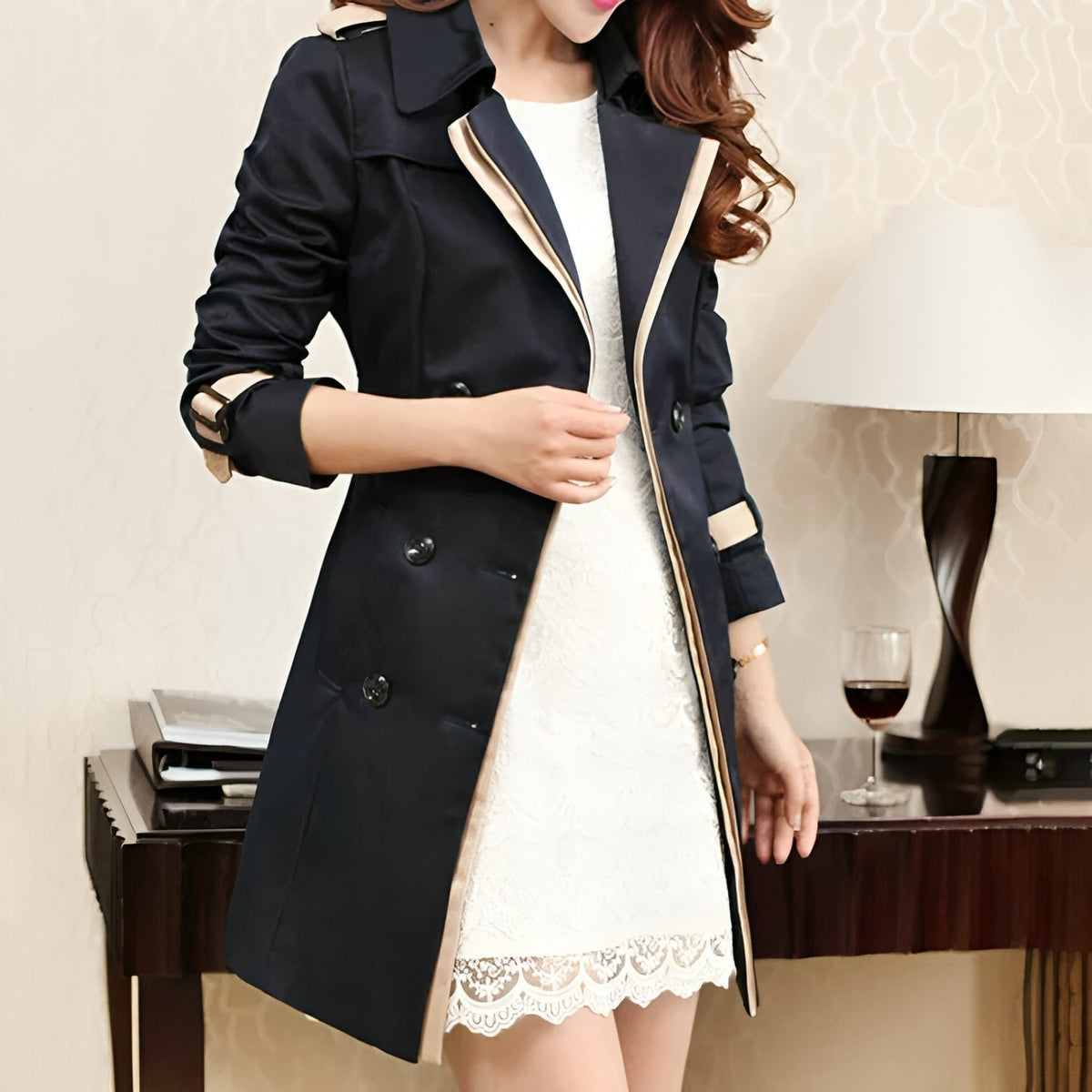 Josie | Women's Long Belted Trench Coat