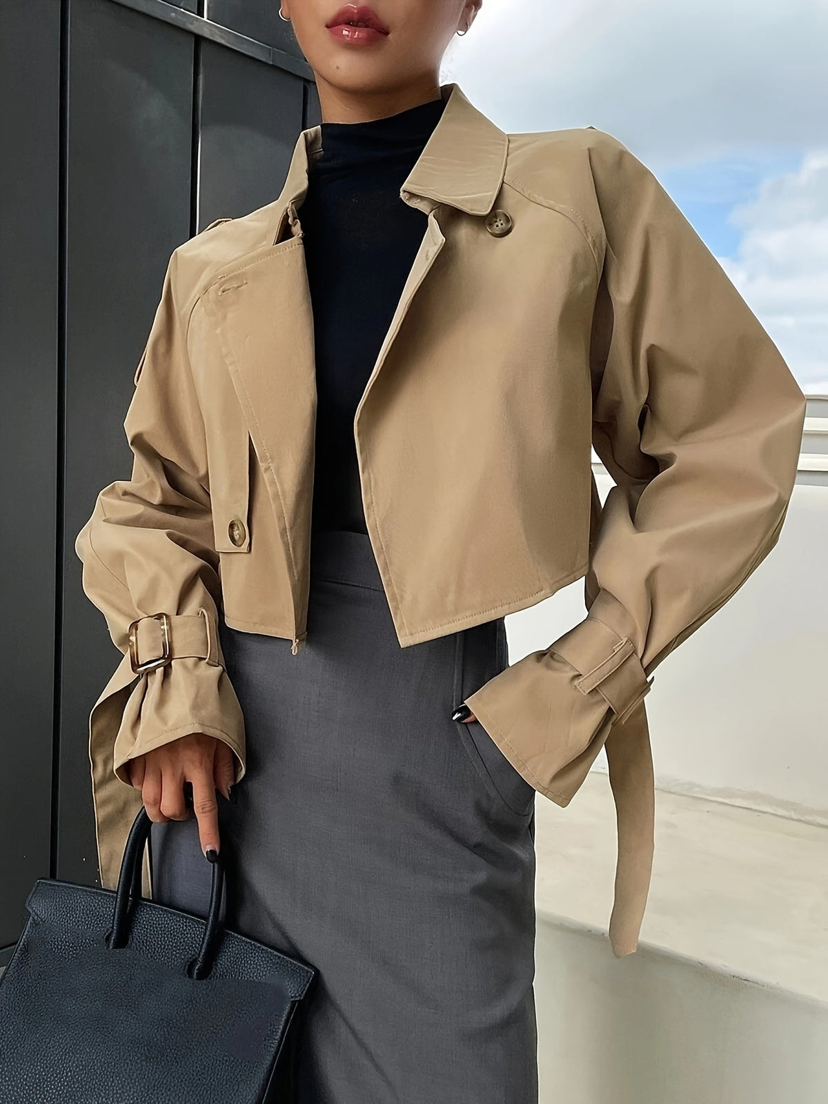 Odette | Women's High-Fashion Short Trench Coat