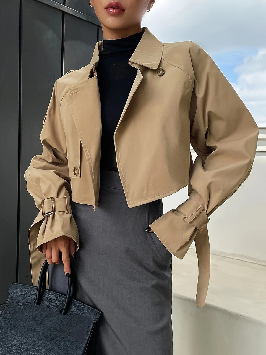 Odette | Women's High-Fashion Short Trench Coat