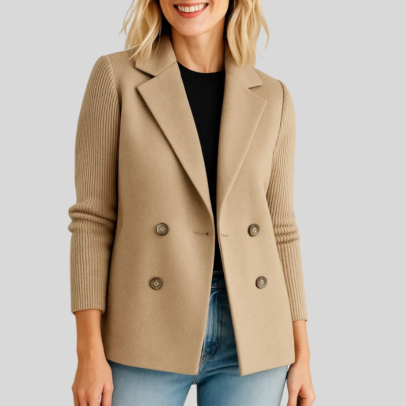 Seraphina | Women's Double-Knit Sweater Blazer
