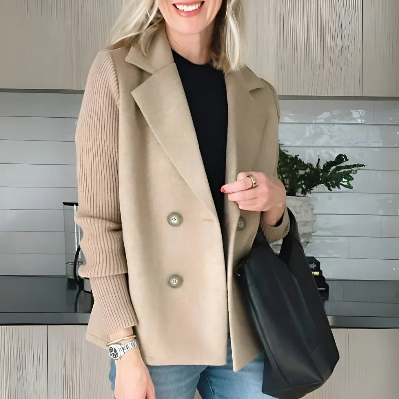 Seraphina | Women's Double-Knit Sweater Blazer