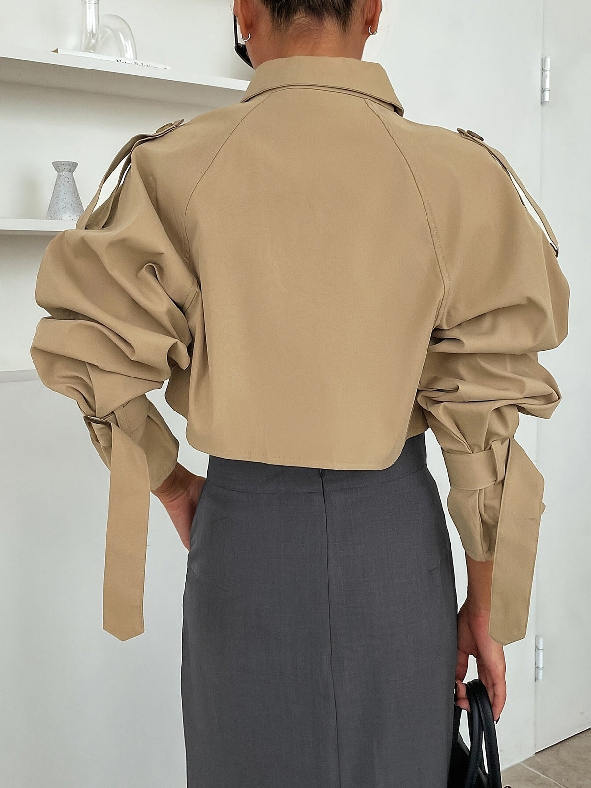 Odette | Women's High-Fashion Short Trench Coat