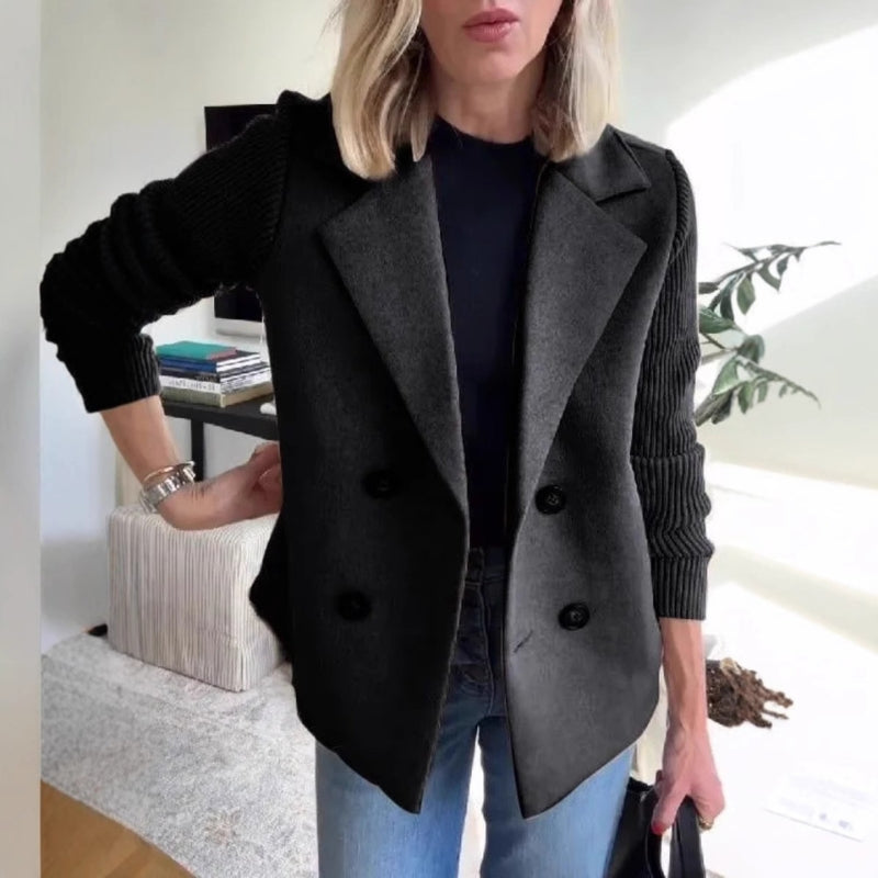 Seraphina | Women's Double-Knit Sweater Blazer