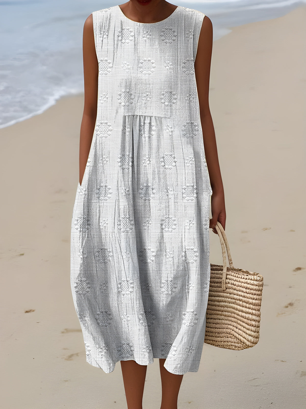 Rose™ Embroidered Midi Dress