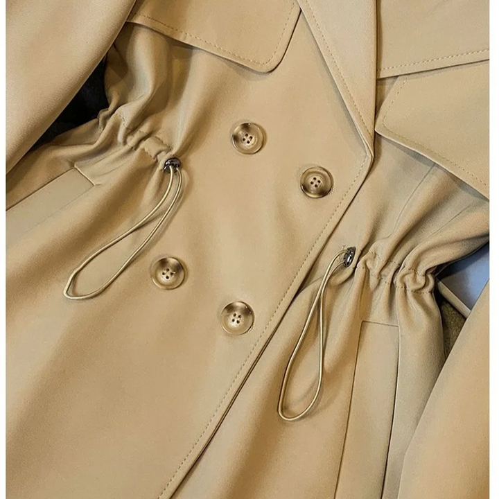 Arabella | Women's Tailored Button-Detail Trench Coat