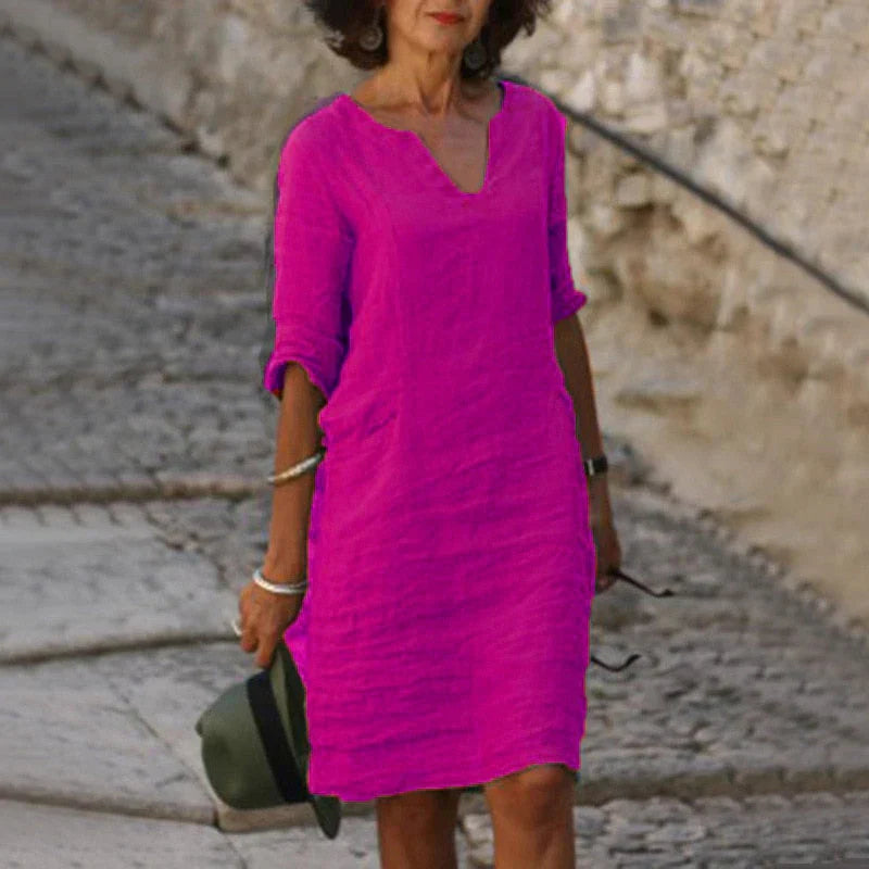 Emily | Women's Relaxed Everyday Midi Dress