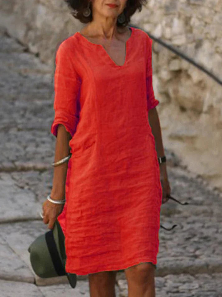 Emily | Women's Relaxed Everyday Midi Dress