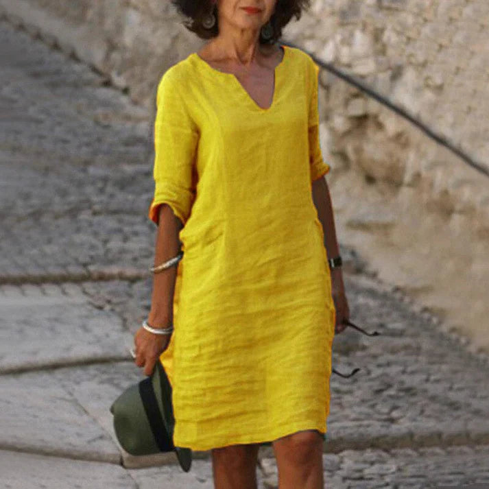Emily | Women's Relaxed Everyday Midi Dress