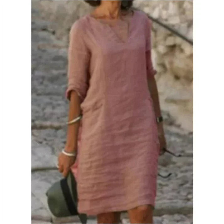 Emily | Women's Relaxed Everyday Midi Dress