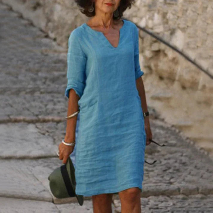 Emily | Women's Relaxed Everyday Midi Dress