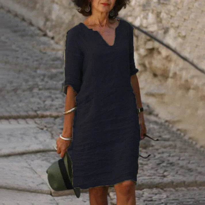 Emily | Women's Relaxed Everyday Midi Dress