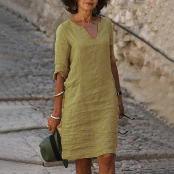 Emily | Women's Relaxed Everyday Midi Dress