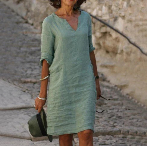 Emily | Women's Relaxed Everyday Midi Dress