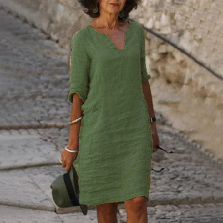Emily | Women's Relaxed Everyday Midi Dress