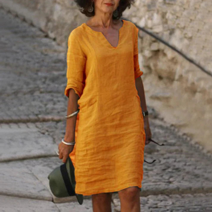 Emily | Women's Relaxed Everyday Midi Dress