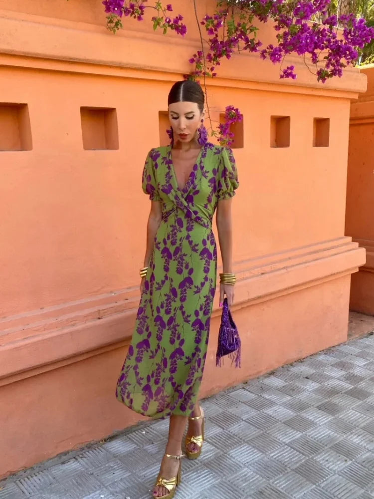 Lunara | Women's Elegant Classic Midi Dress