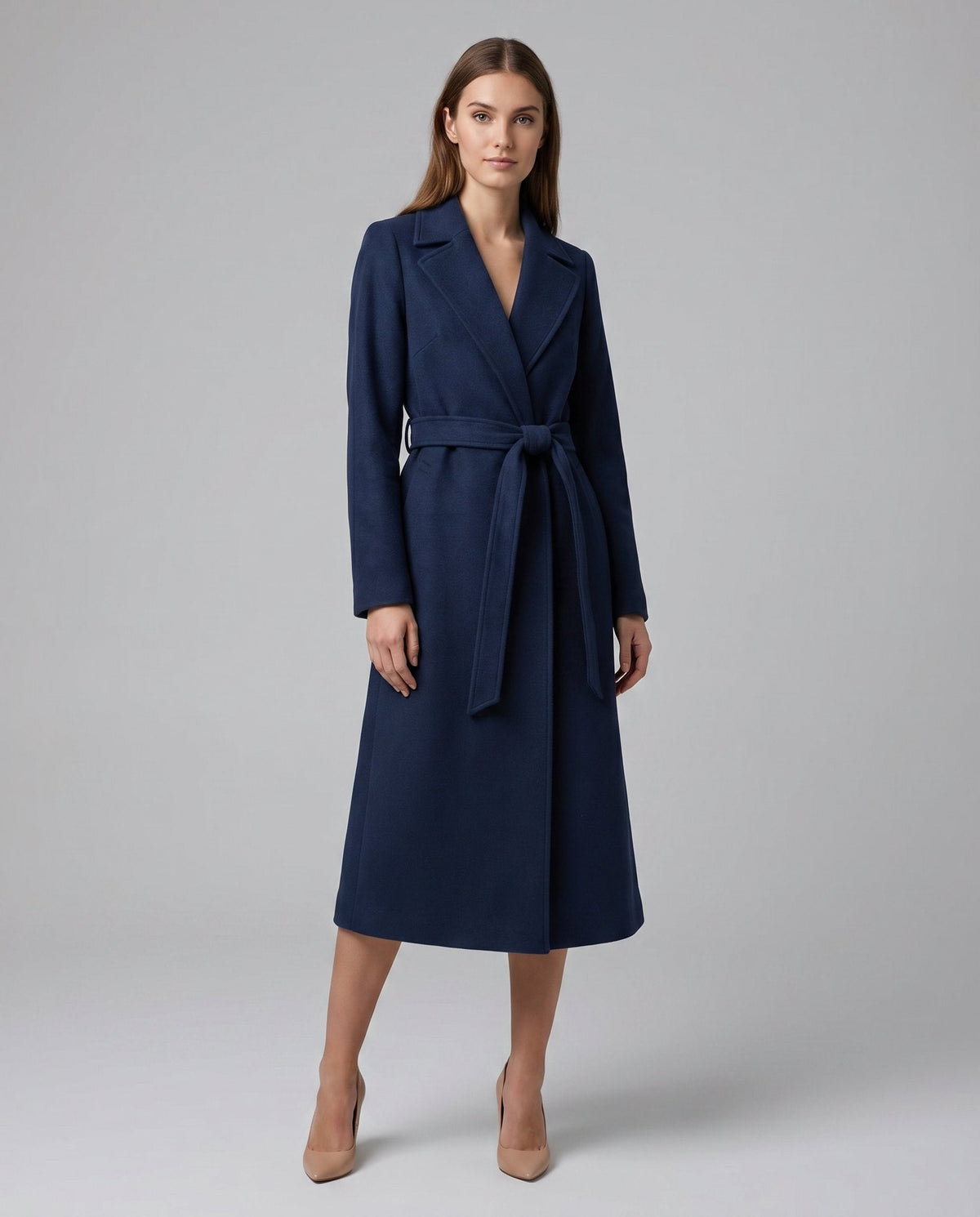 Louisa | Elegant And Warm Wool-Blend Trench Coat