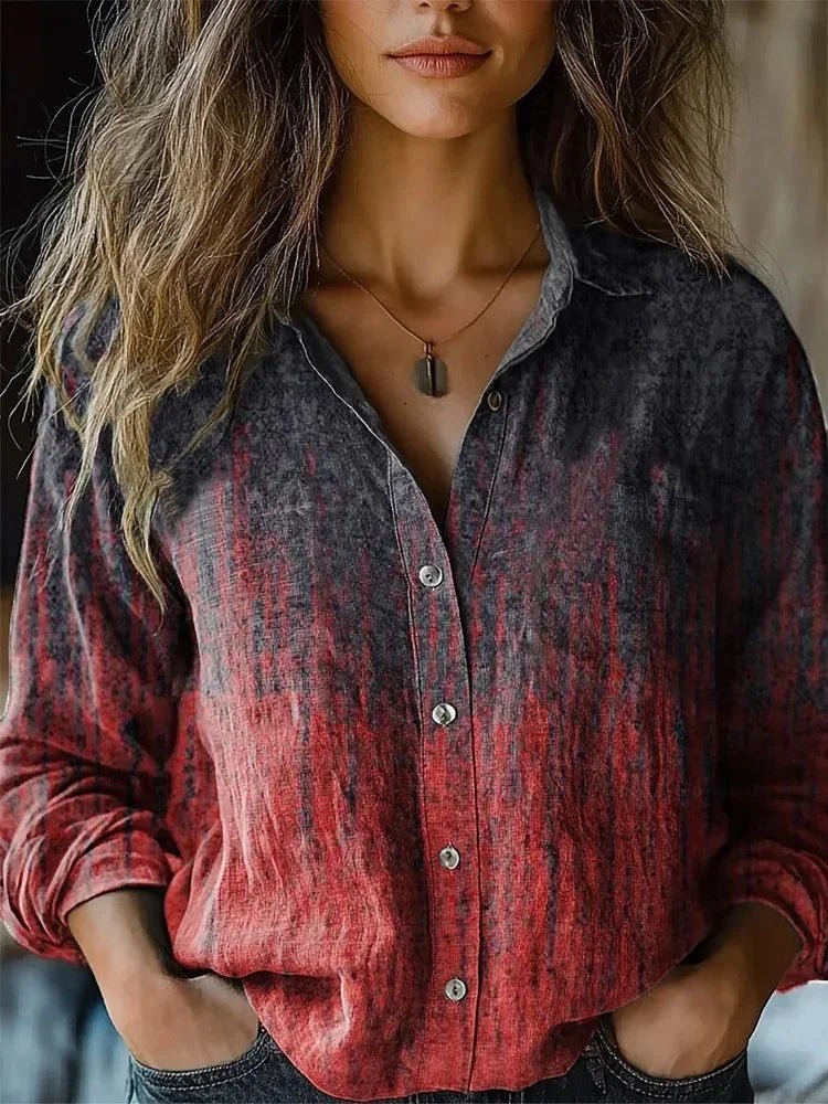 Alaiya | Beautiful And Relaxed Boho Floral Button-Up Blouse