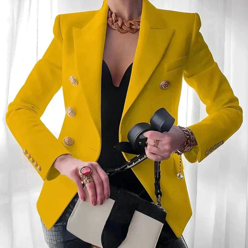 Arabella | Women's Double-Breasted Blazer with Button Details
