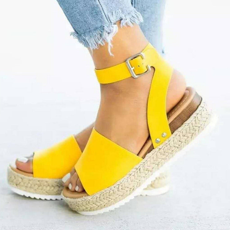Amanda | Women's Platform Ankle Strap Sandals
