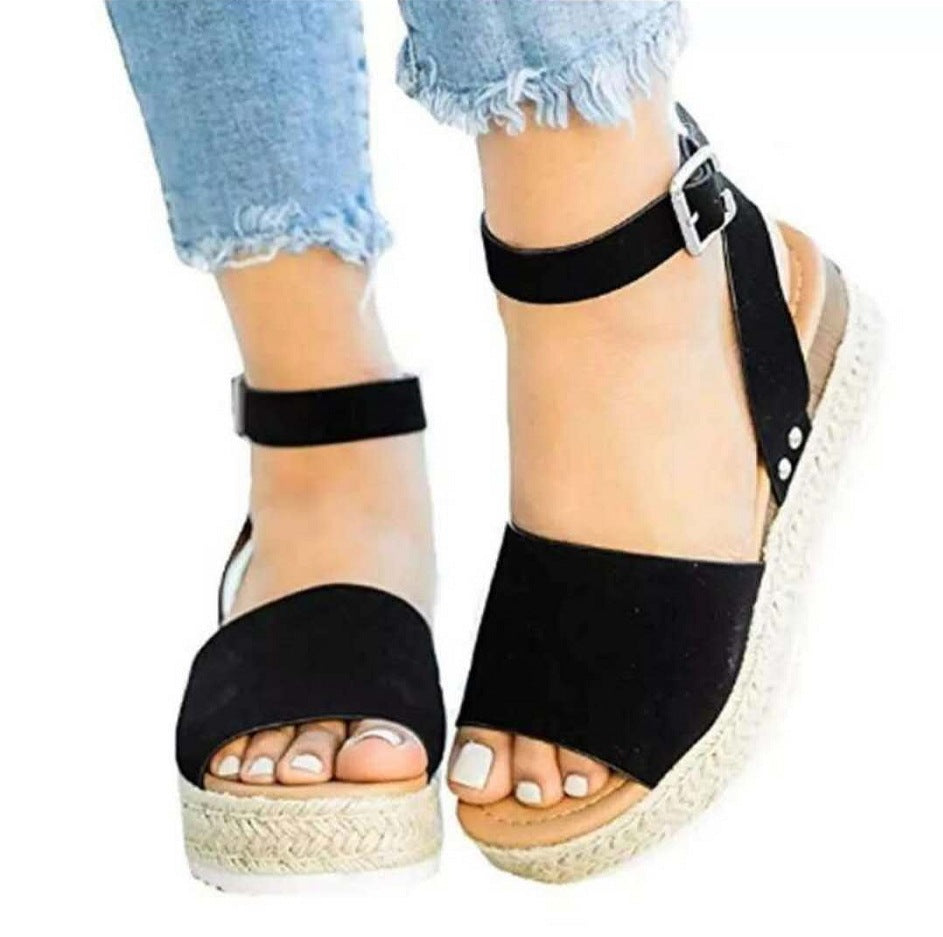 Amanda | Women's Platform Ankle Strap Sandals