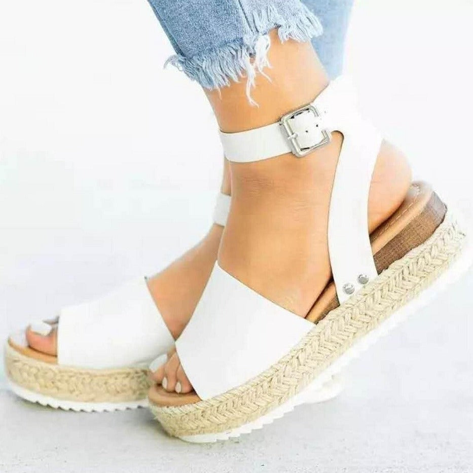 Amanda | Women's Platform Ankle Strap Sandals