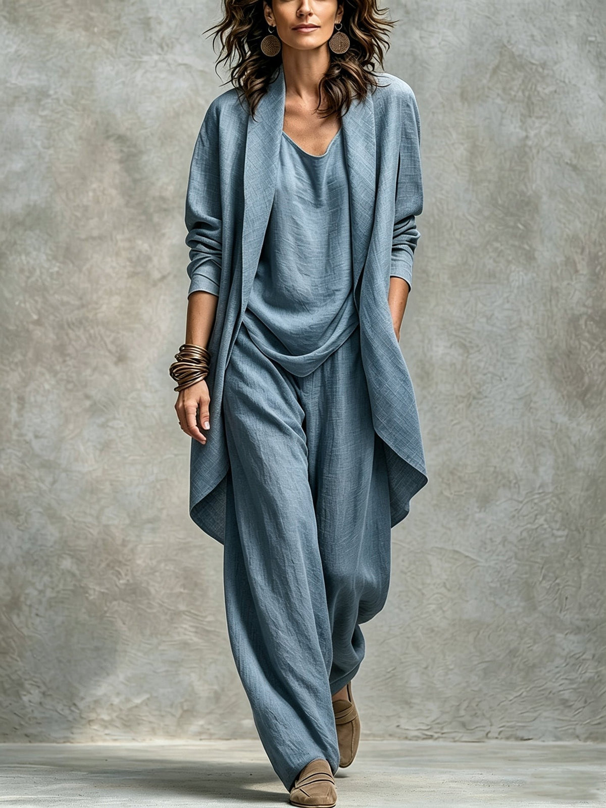 Pearl | Three-Piece Jacket, Top & Trousers Set