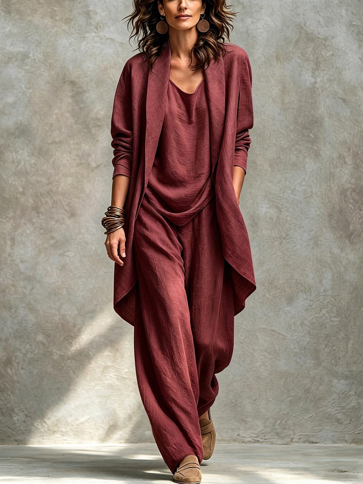 Pearl | Three-Piece Jacket, Top & Trousers Set