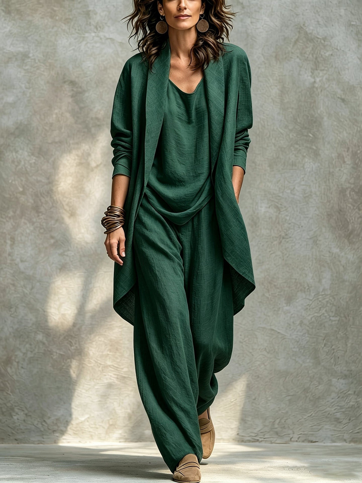 Pearl | Three-Piece Jacket, Top & Trousers Set
