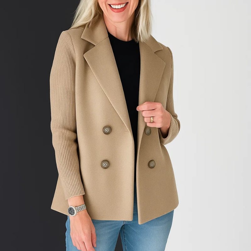 Seraphina | Women's Double-Knit Sweater Blazer