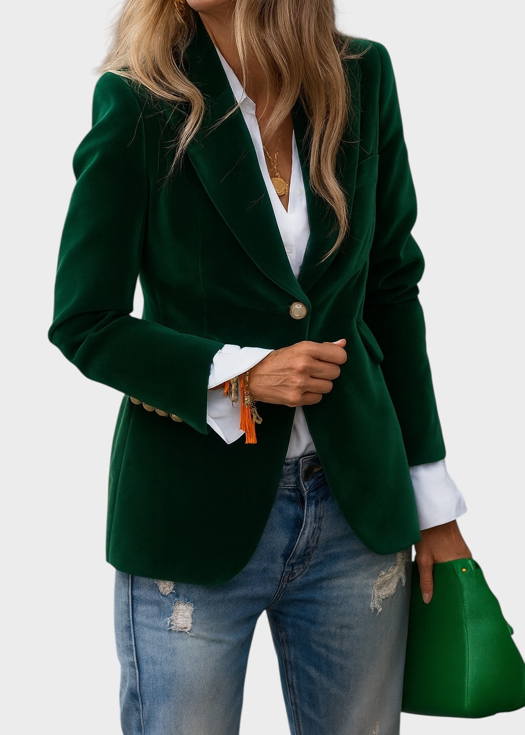 Isadora | Women's Tailored One-Button Blazer