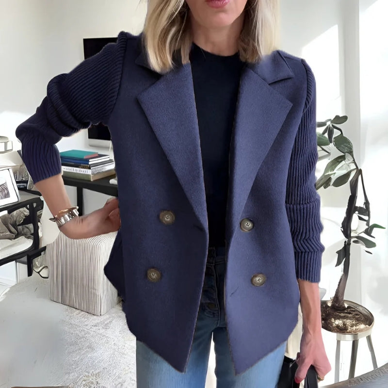 Seraphina | Women's Double-Knit Sweater Blazer