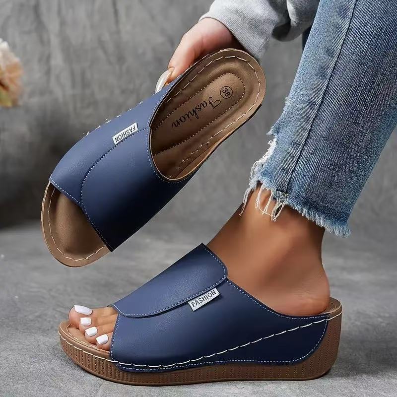 Daniela | Women's Wedge Slide Sandals