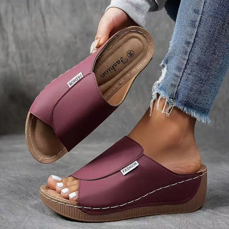 Daniela | Women's Wedge Slide Sandals