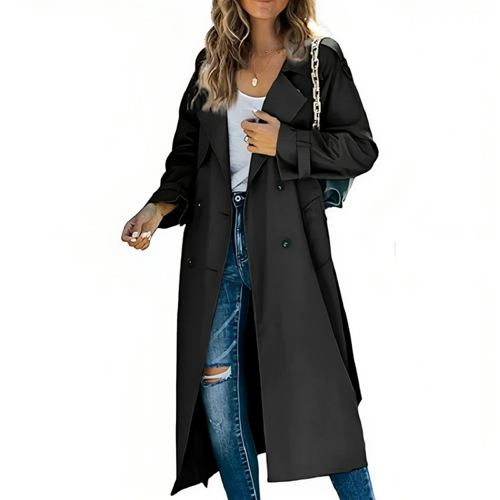 Juliana | Women's Elegant Double-Breasted Trench Coat