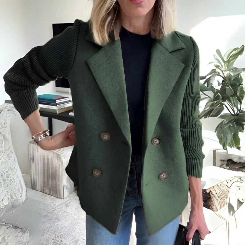 Seraphina | Women's Double-Knit Sweater Blazer