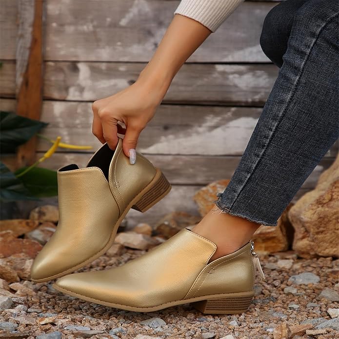Janet | Women's Pointed Toe Ankle Boots