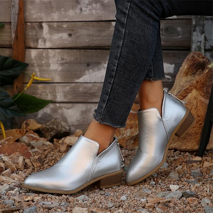 Janet | Women's Pointed Toe Ankle Boots
