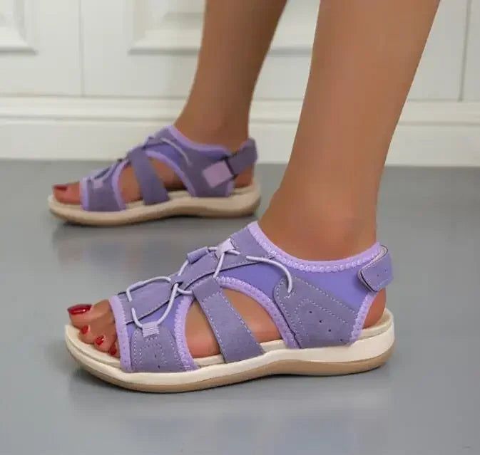 Kiara | Women's Open Toe Adjustable Strap Sandals
