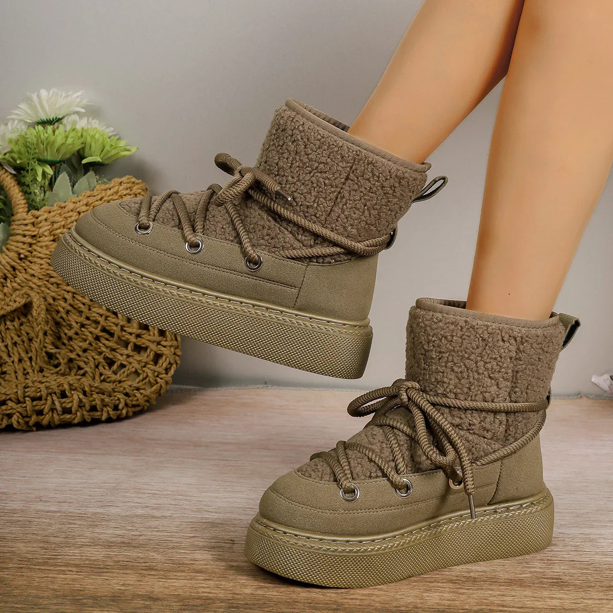 Maria | Orthopedic Lace-Up Ankle Boots