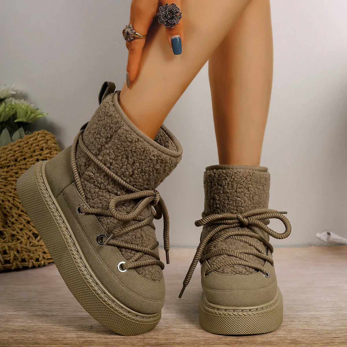 Maria | Orthopedic Lace-Up Ankle Boots