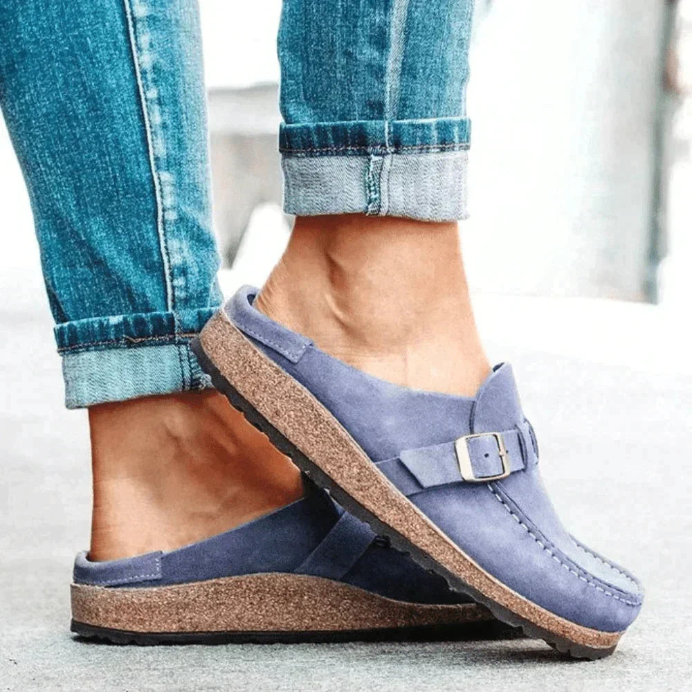 Selena | Women's Slip-On Buckle Loafers