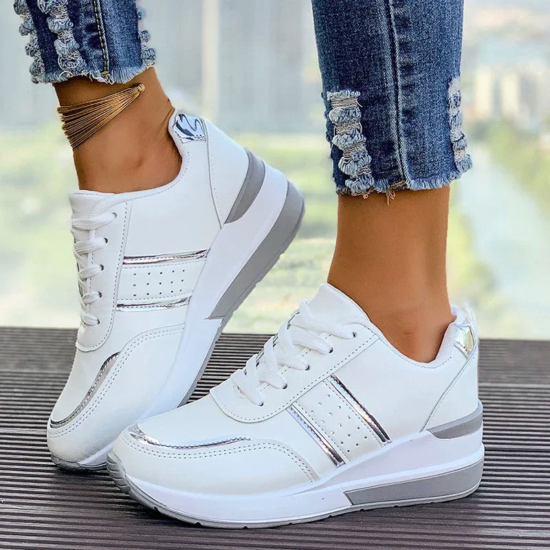 Whitney | Women's Lace-Up Fashion Sneakers