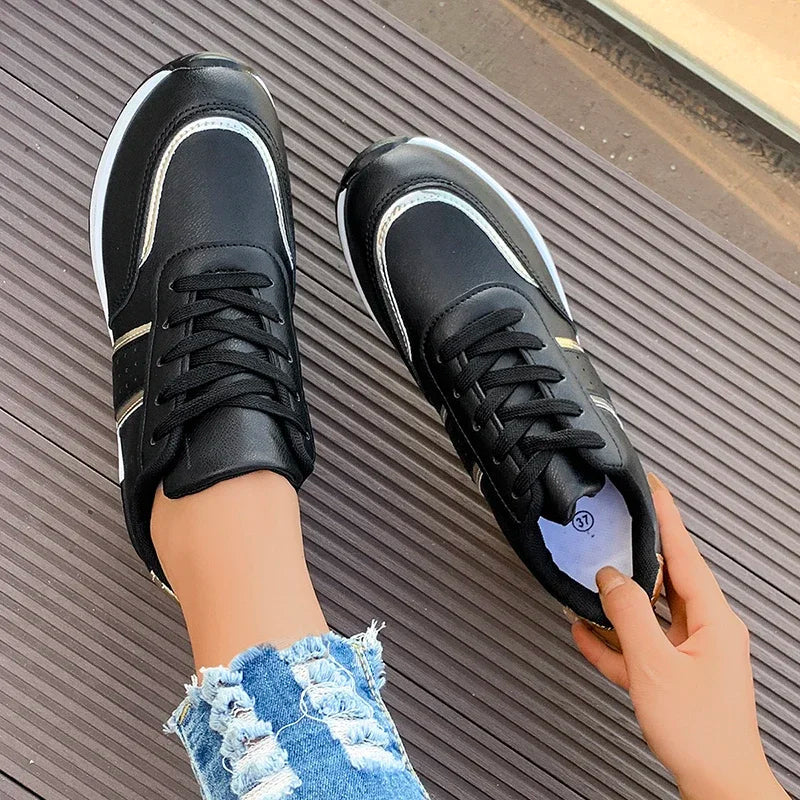 Whitney | Women's Lace-Up Fashion Sneakers
