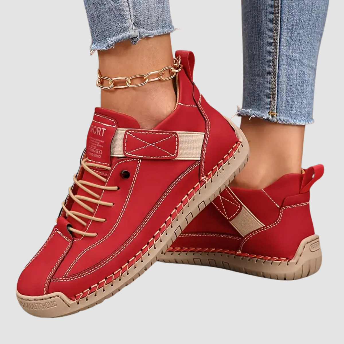 Women's Orthopedic Stitch Detail Sneakers